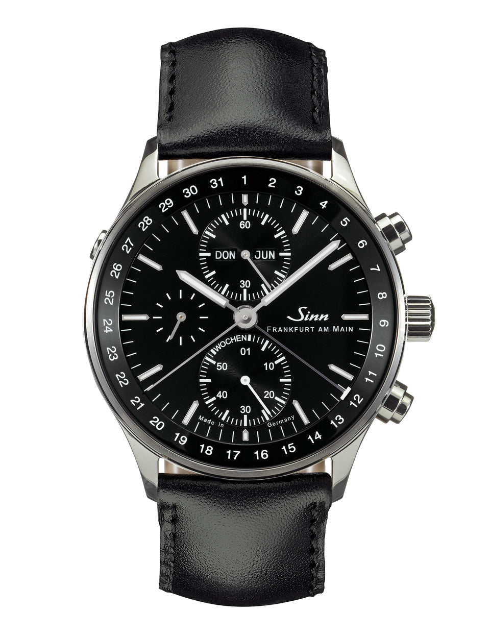 Sinn watch - 6052 - Leather bracelet + metal bracelet