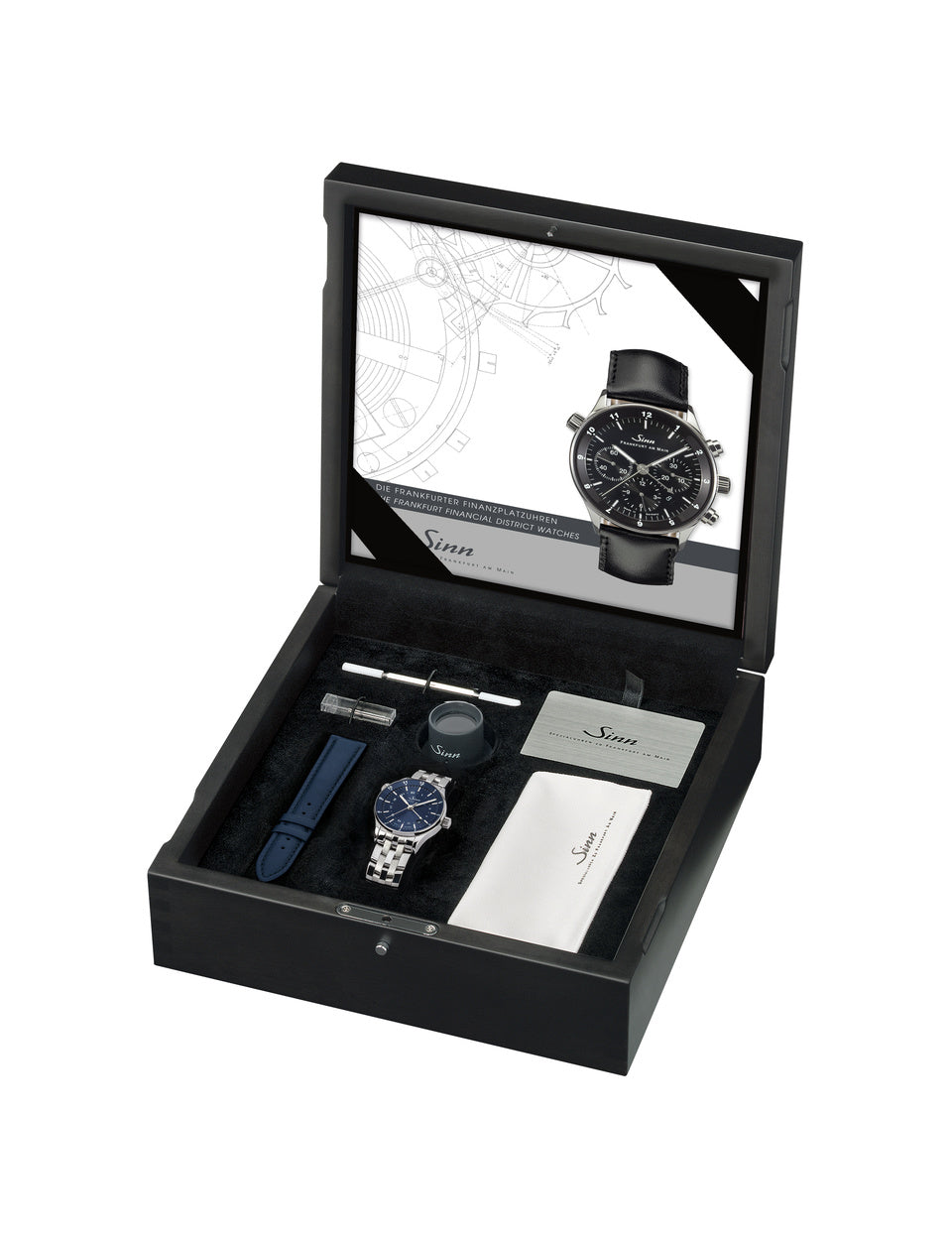 Sinn watch - 6060 B - Leather bracelet + metal bracelet