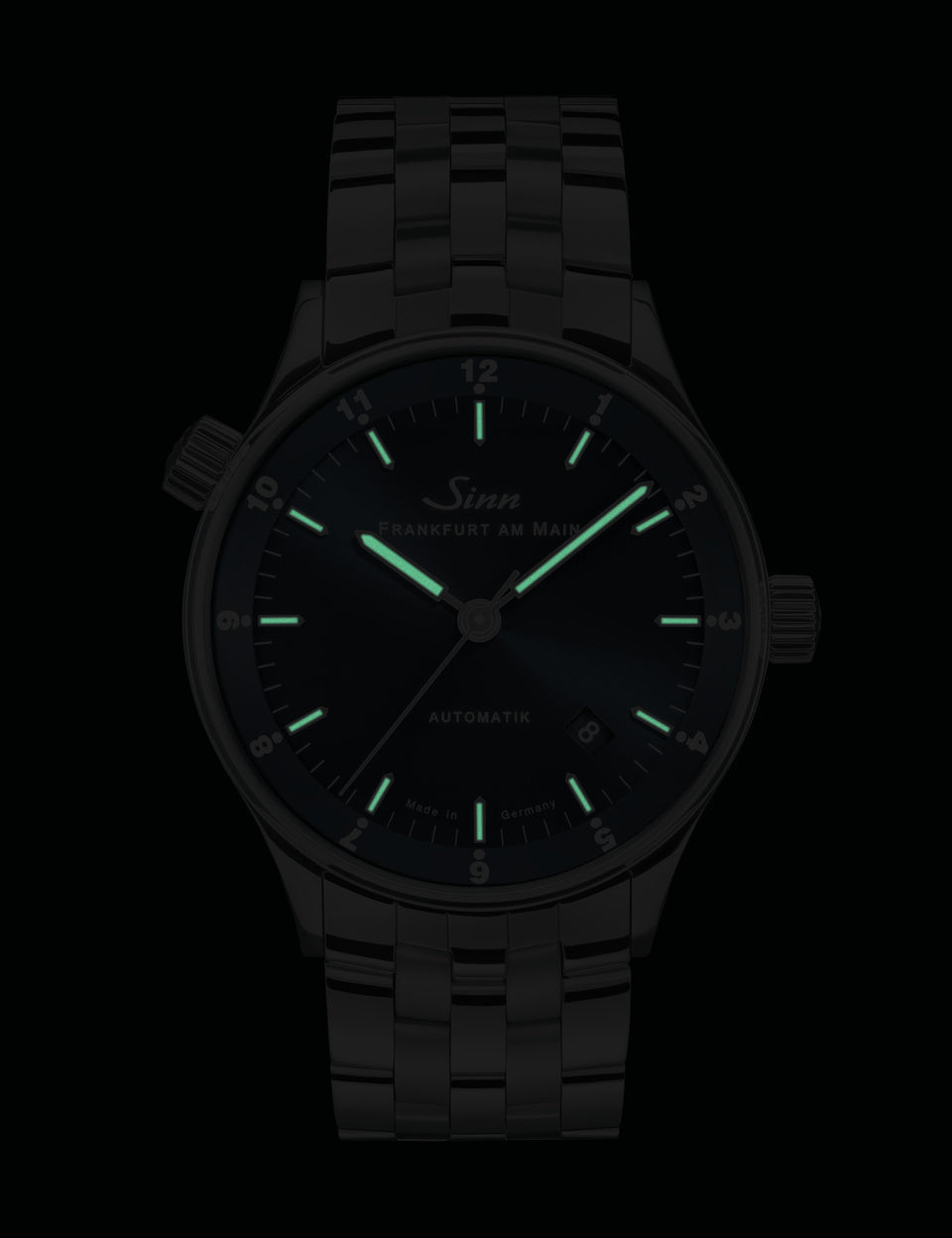 Sinn watch - 6068 B - Leather bracelet + metal bracelet