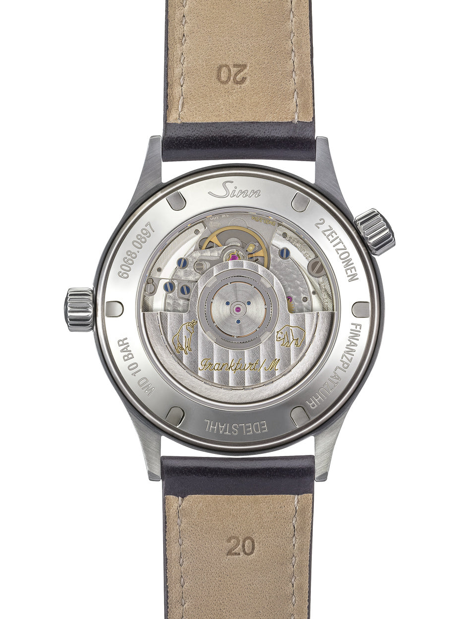 Sinn watch - 6068 - Leather bracelet + metal bracelet