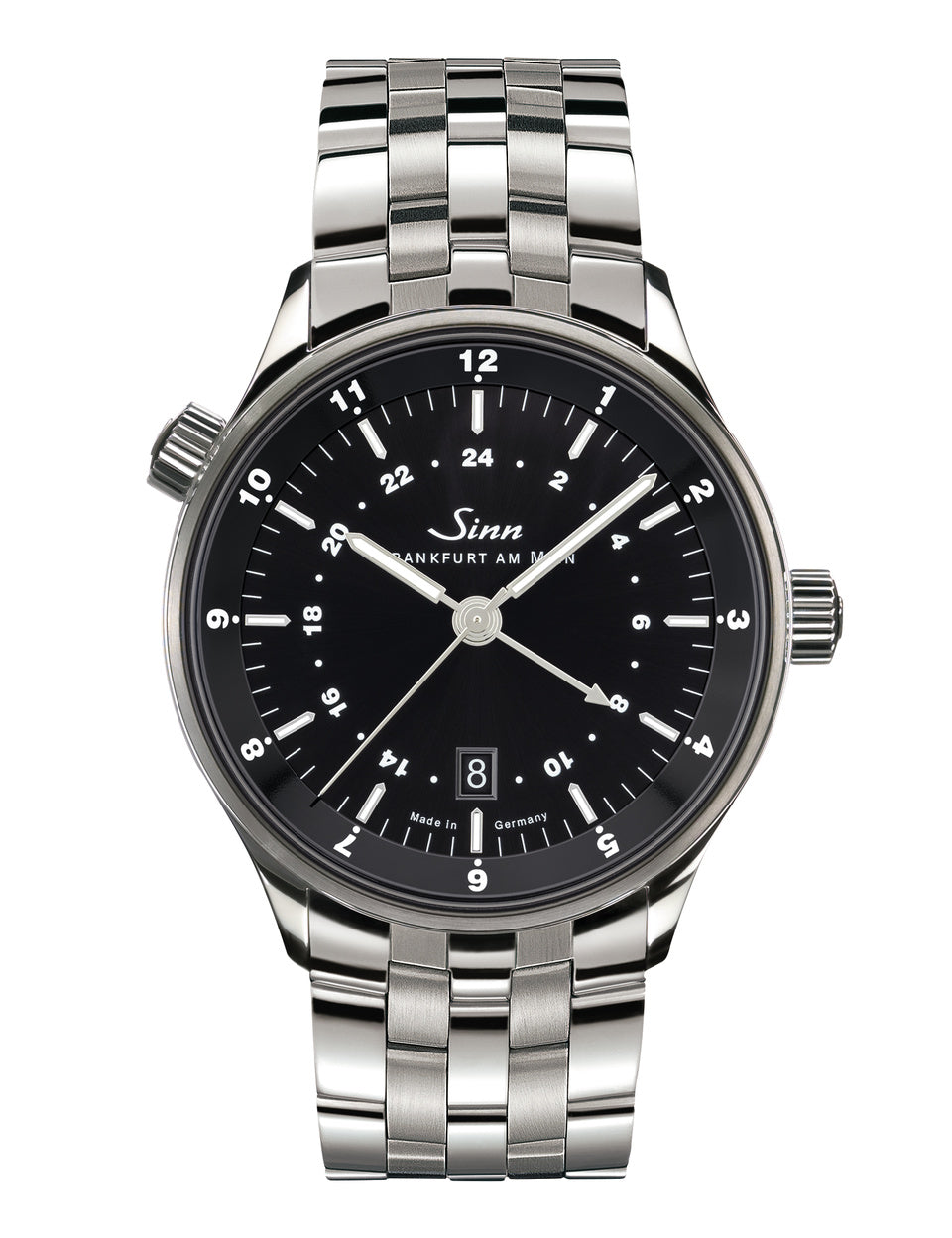 Sinn watch - 6096 - Leather bracelet + metal bracelet