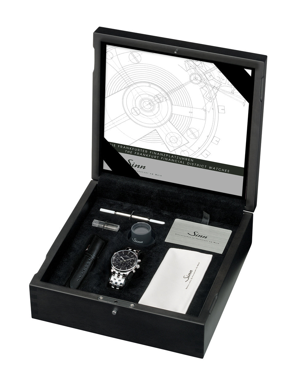 Sinn watch - 6099 - Leather bracelet + metal bracelet