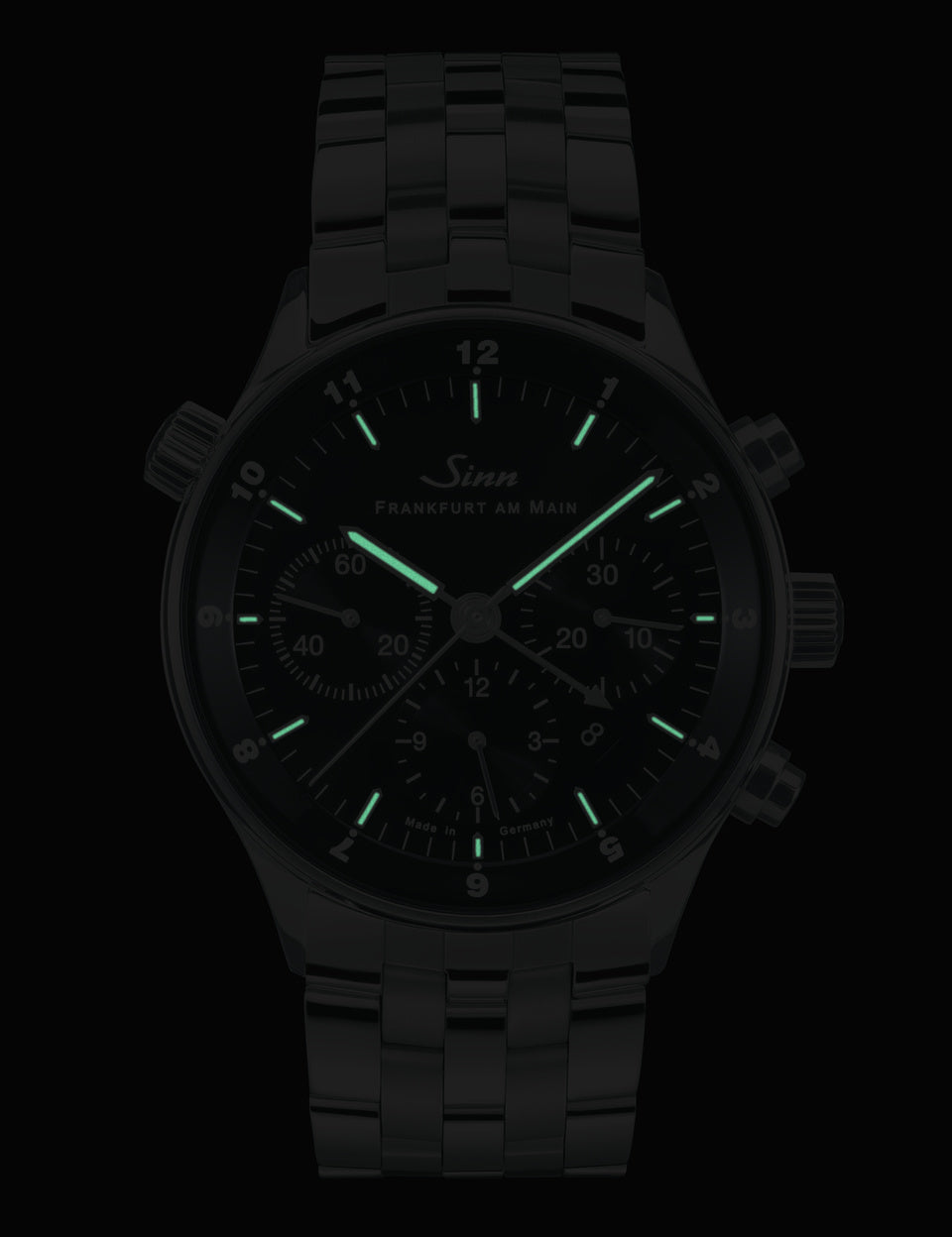 Sinn watch - 6099 - Leather bracelet + metal bracelet