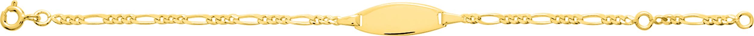 Gourmette enfant en or jaune 9ct 446-456