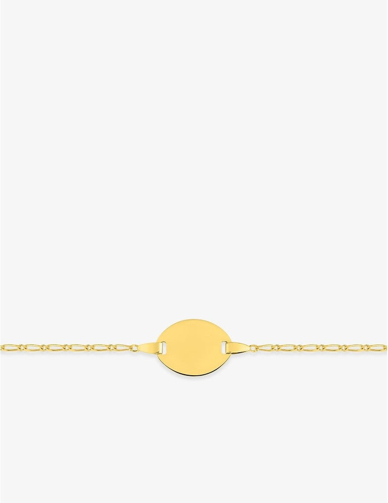Gourmette enfant en or jaune 9ct 446J-245