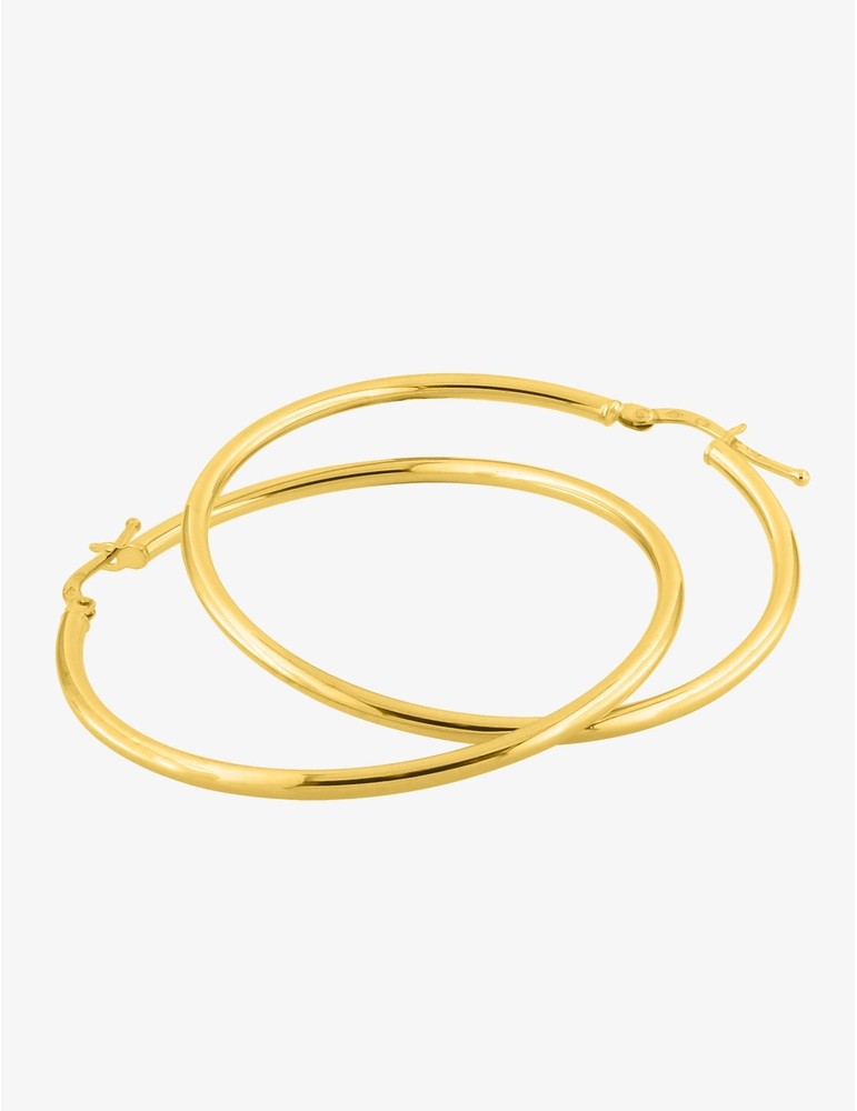 Créoles en or jaune 9ct 40mm 481-13