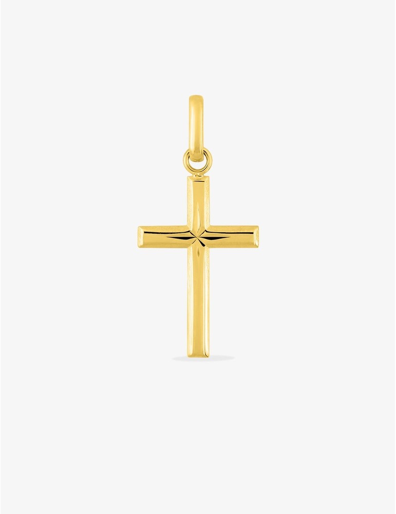 Pendentif croix en or jaune 9ct 469-333