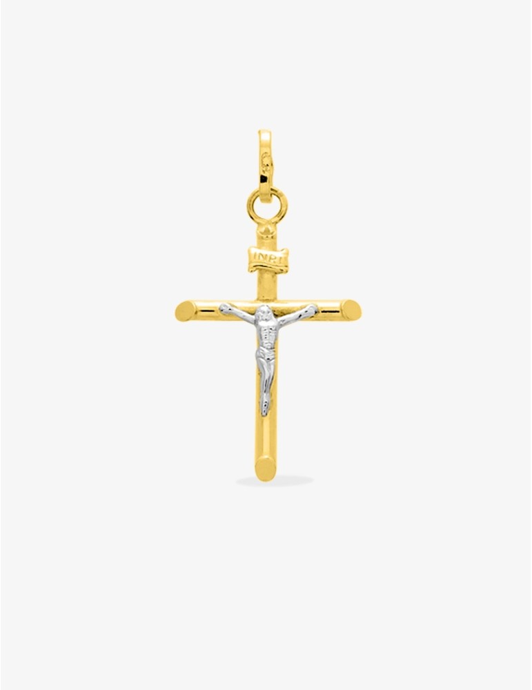 Pendentif Croix en or jaune 9ct 469-316