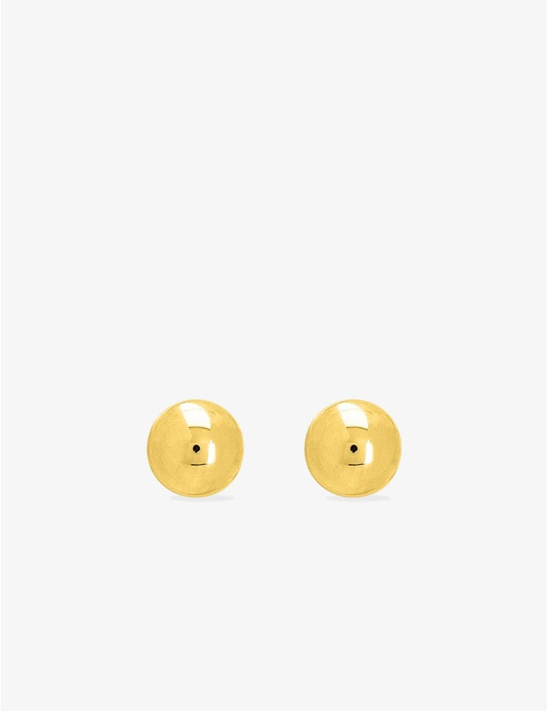 Boucles d'oreilles en or 18 ct boules 7mm 384-457