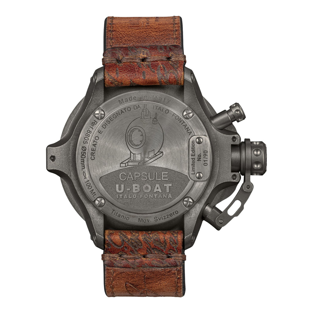 U-BOAT Capsule Titanium BK BE - 50mm - Automatic - 8805 