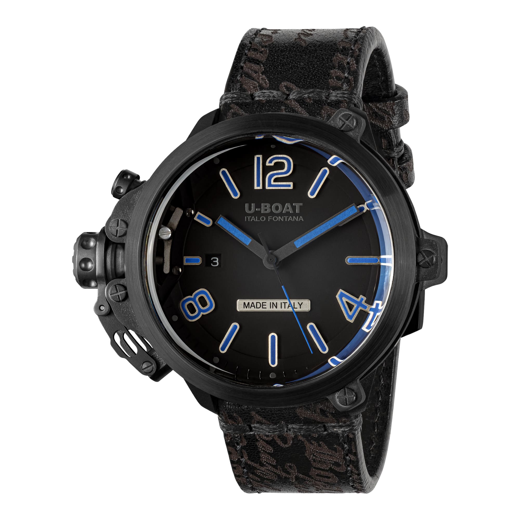U-BOAT Capsule PVD BK BL - 50mm - Automatic - 8806 