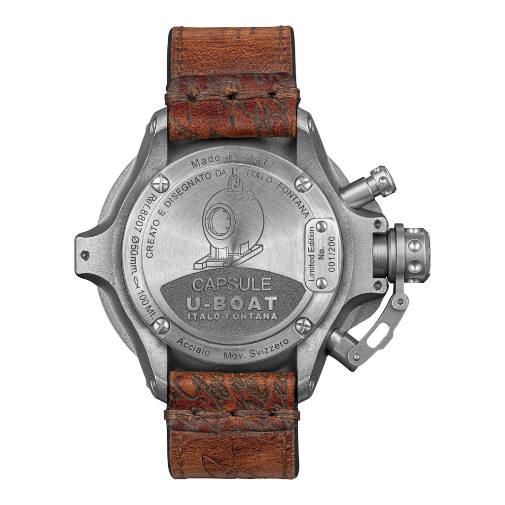 U-BOAT Capsule SS BK BE - 50mm - Automatic - 8807 