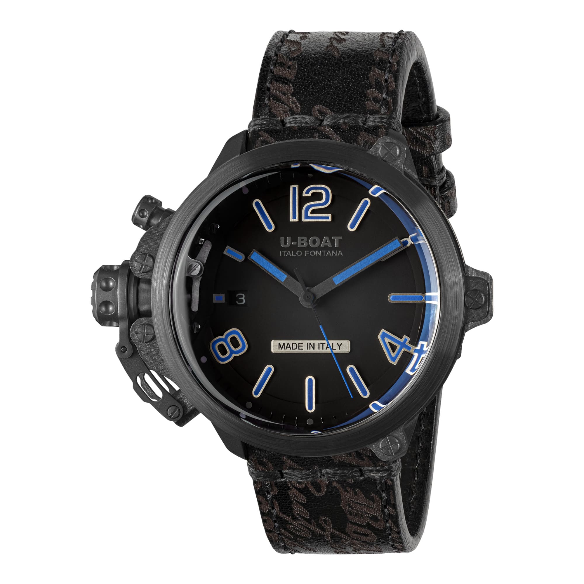 U-BOAT Capsule PVD BK BL - 45mm - Automatic - 8808 