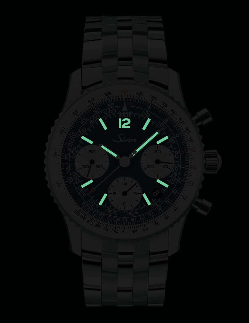 Sinn watch - 903 St BE II - Leather strap