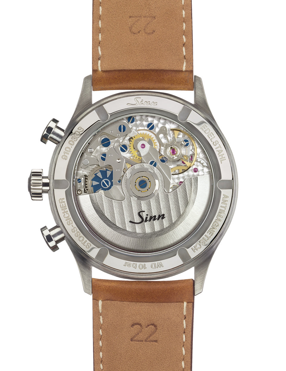 Sinn watch - 910 SRS - Leather strap