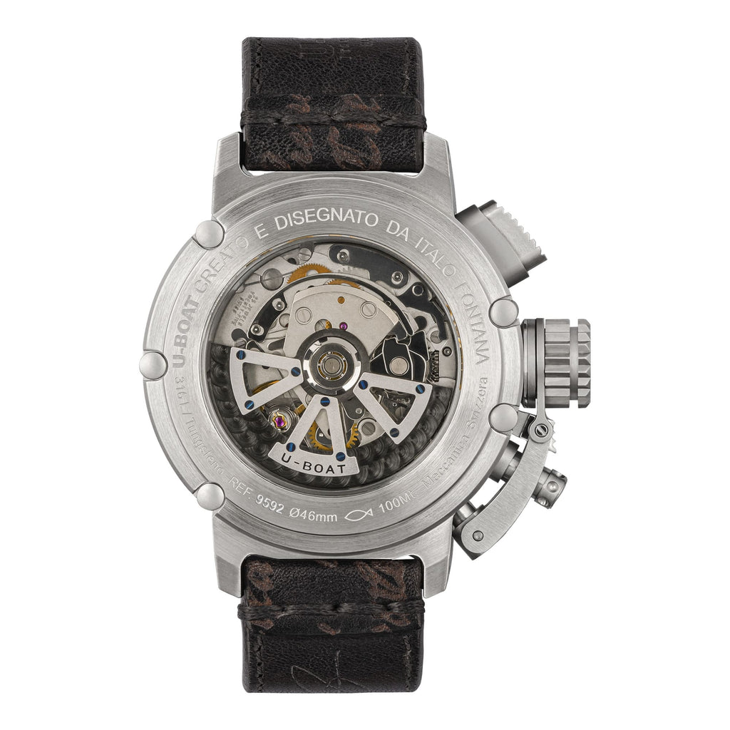 U-BOAT  Chimera Chrono SS Nero - 46 mm - Automatique - 9592