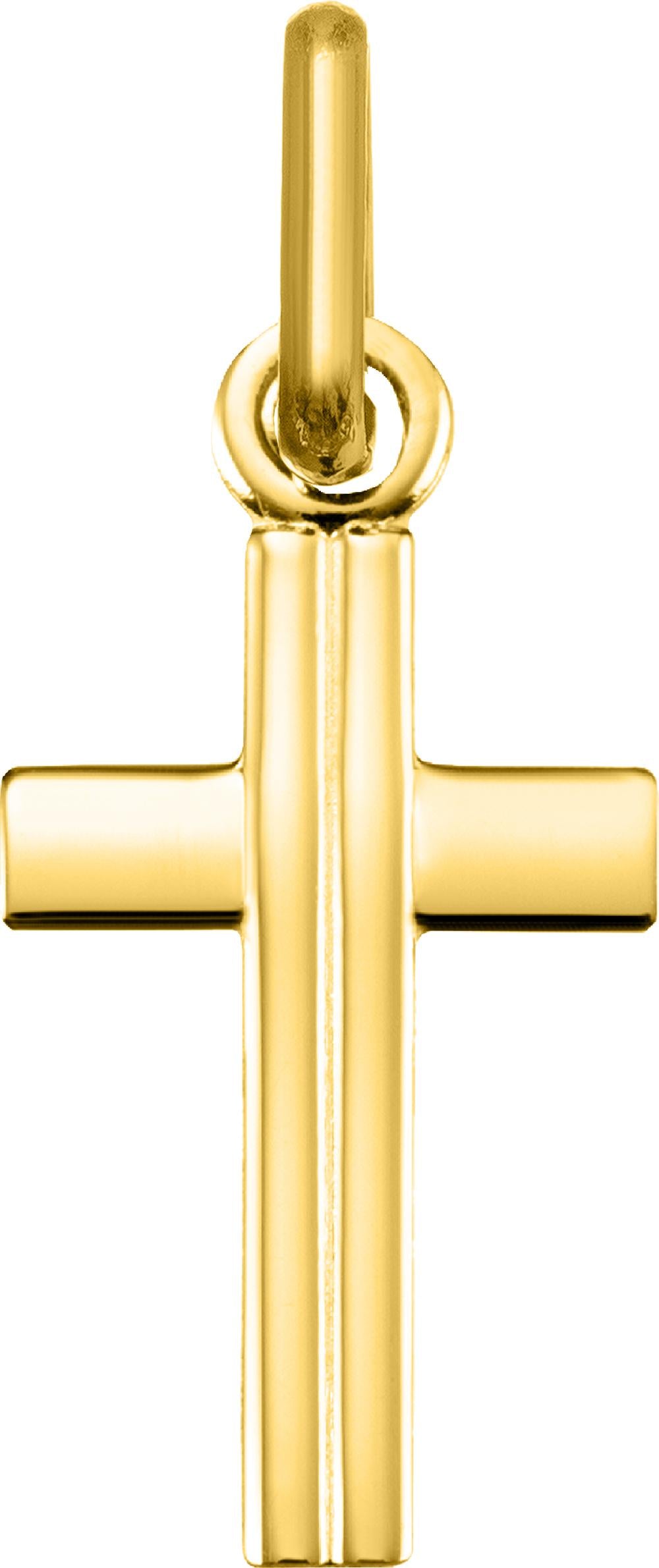 Pendentif croix en or jaune 9ct 460-168