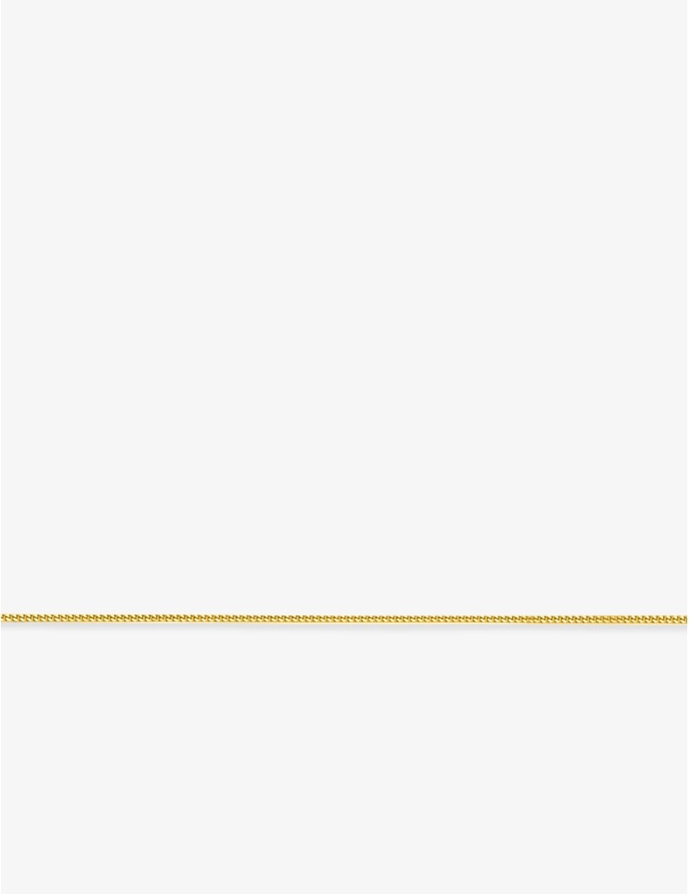 Chaine maille gourmette en or jaune 9ct 40cm ou 45 cm 450-609