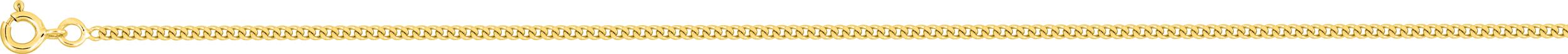 Chaine maille gourmette en or jaune 9ct 1.90 mm