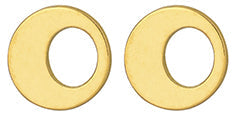 Boucles d'oreilles ajourées en or jaune 18ct 384-315