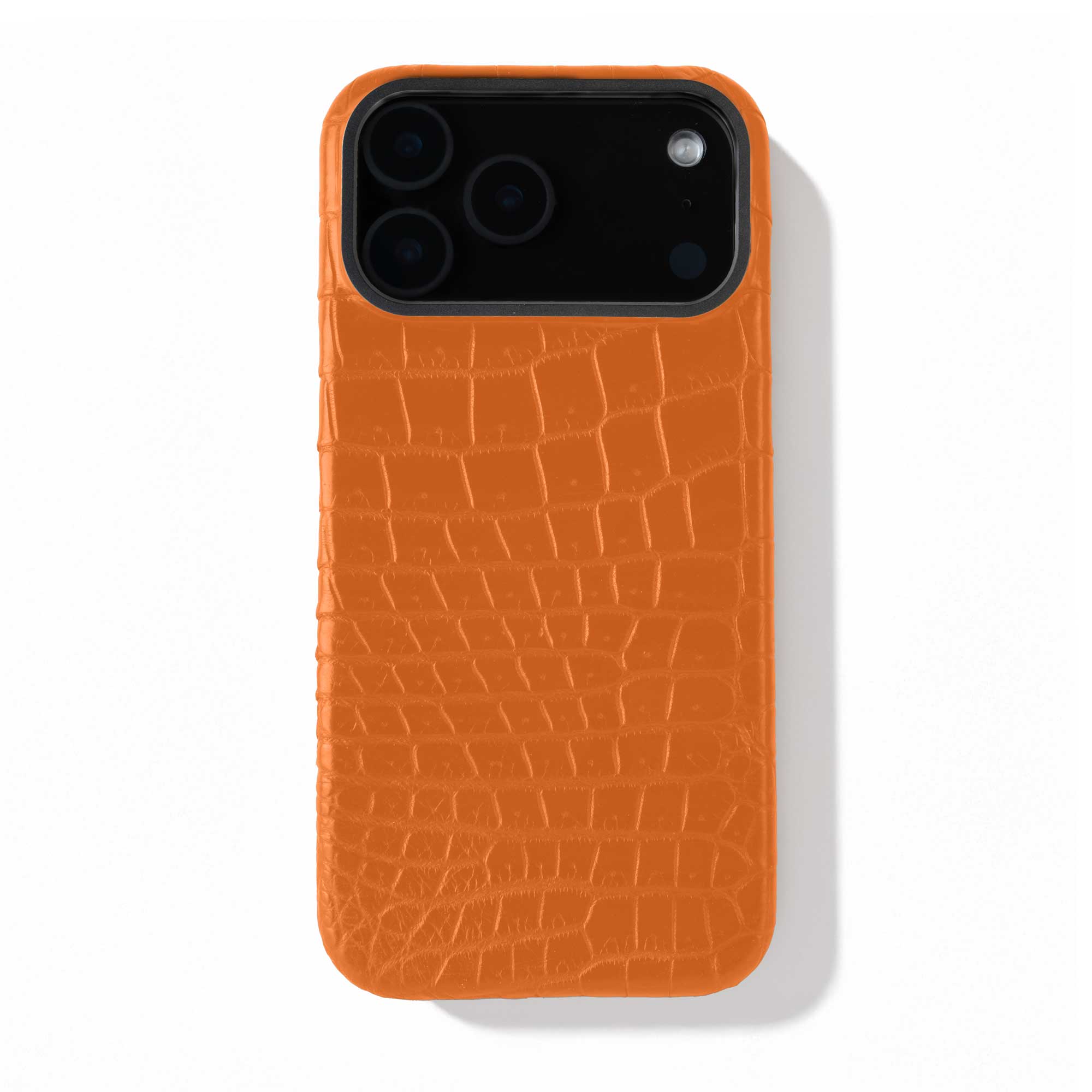 Coque cuir  pour iPhone 17 Pro / Pro Max - Alligator