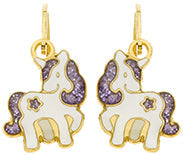 Boucles d'oreilles licornes en or 18ct 387-33