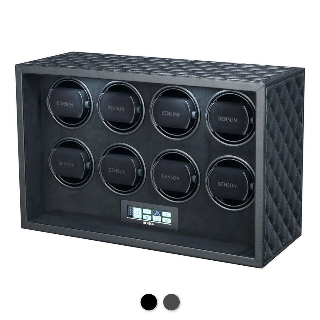 Benson Black Series Leather 8.22 - Watchwinder 8 watches