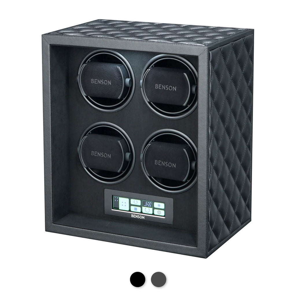 Benson Black Series Leather 4.22 - Watchwinder 4 watches