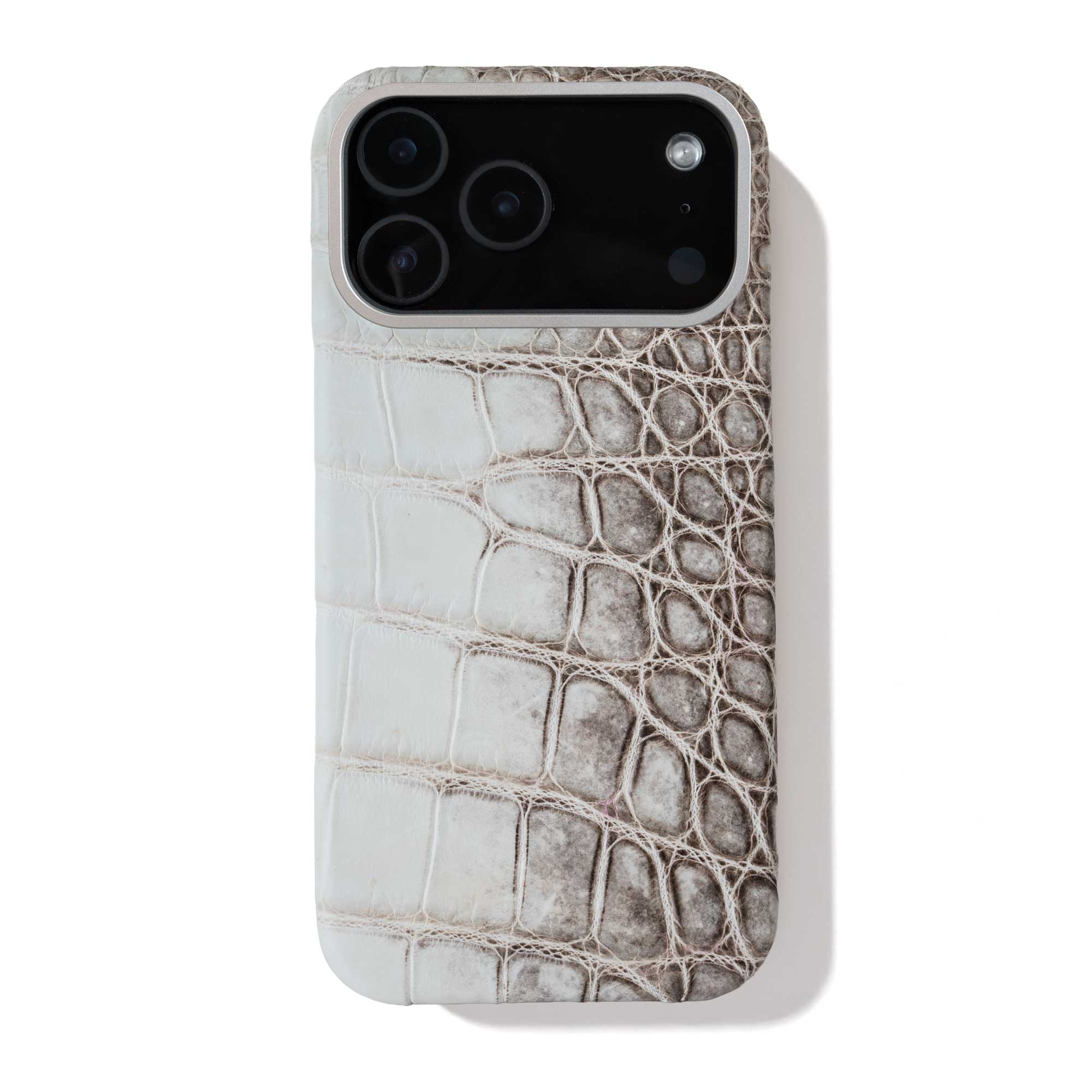Coque cuir  pour iPhone 17 Pro / Pro Max - Alligator