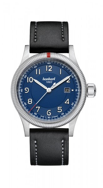 Hanhart 1882 Watch - Pioneer One Blue