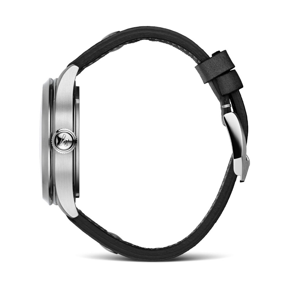 Hanhart 1882 watch - Pioneer Preventor9 black dial