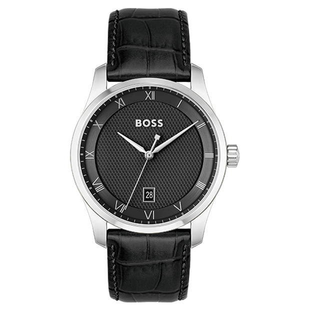 BOSS Men's Business Watch in Black Leather 1514122