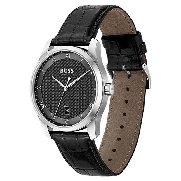 BOSS Men's Business Watch in Black Leather 1514122