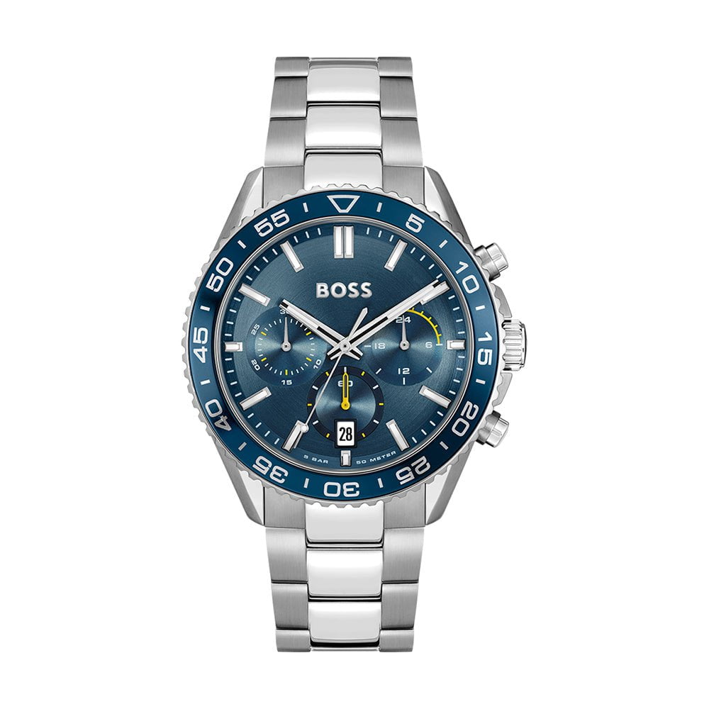 BOSS Men's Runner Chronograph Steel Watch 1514143
