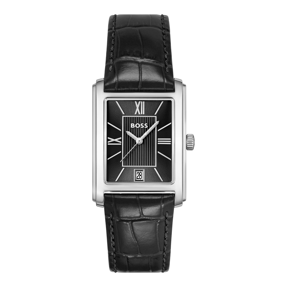 BOSS Men's Principle Dress Watch in Black Leather 1514277