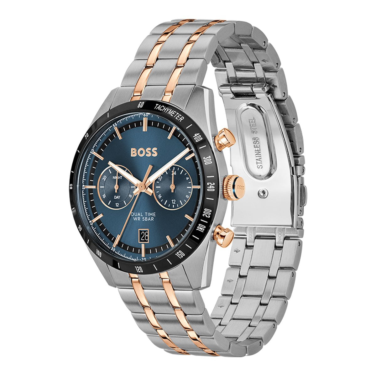 BOSS Men's Tourmaster Chronograph Steel Watch 1514288