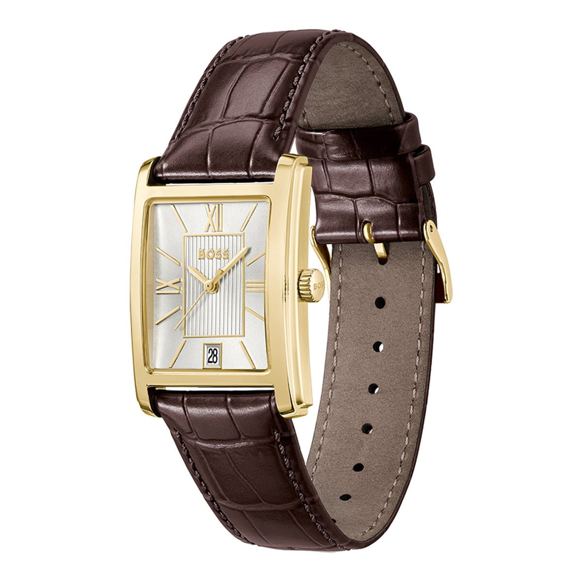BOSS Men's Principle Dress Watch in Brown Leather 1514300
