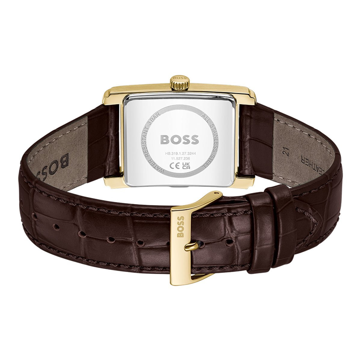 BOSS Men's Principle Dress Watch in Brown Leather 1514300