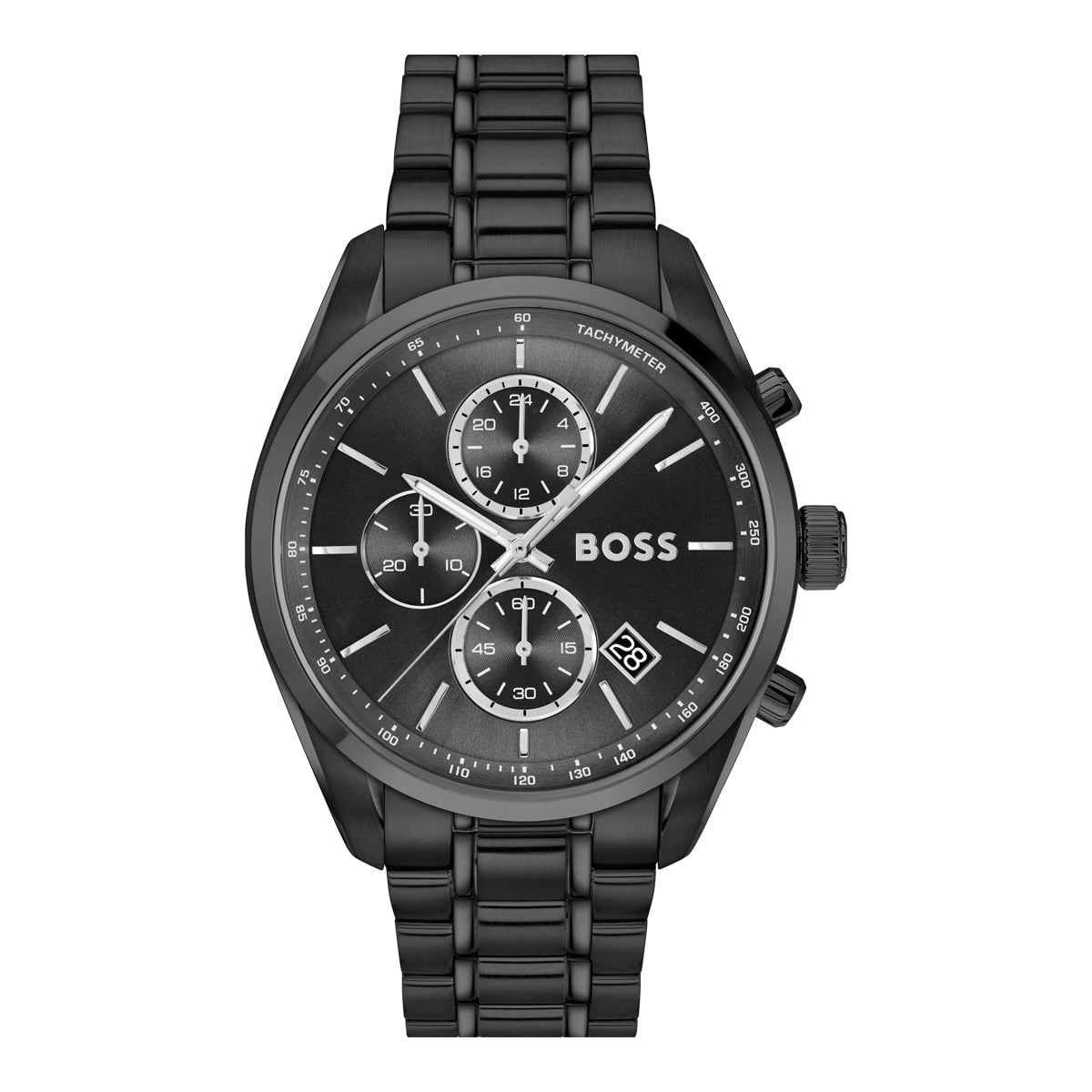 BOSS Men's Grand Prix 44 Chronograph Steel Watch 1514298