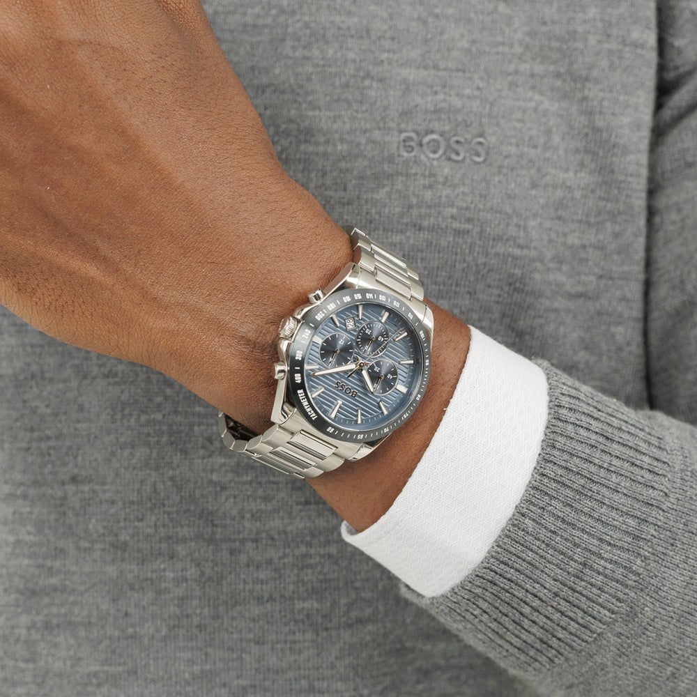 BOSS Men's Strike Chronograph Steel Watch 1514240