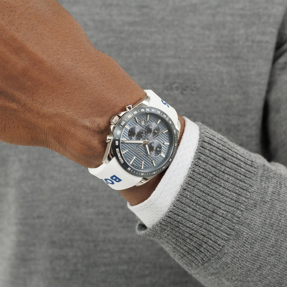 BOSS Men's Strike Chronograph Silicone Watch 1514238
