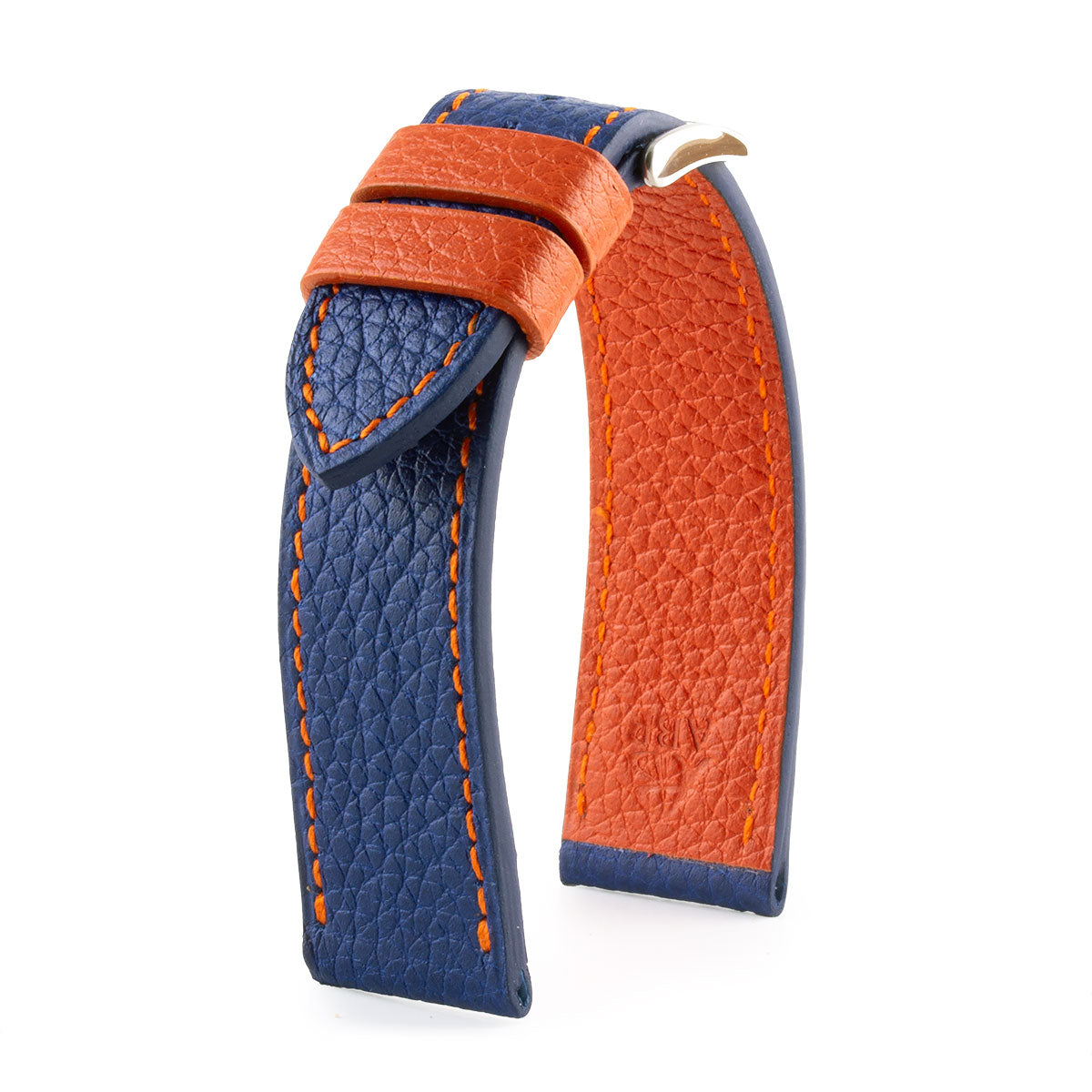 Bracelet cuir pour Apple Watch "Holi" - Buffle (noir, bleu, kaki, marron, rose)