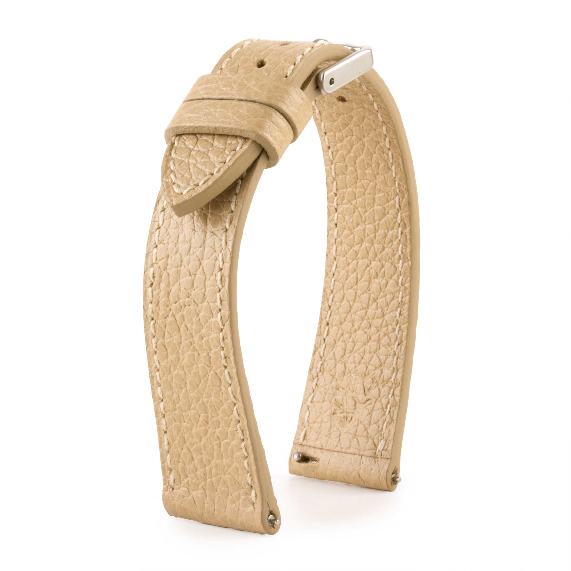 Leather watch strap - Buffalo (black, blue, green, brown, khaki...)