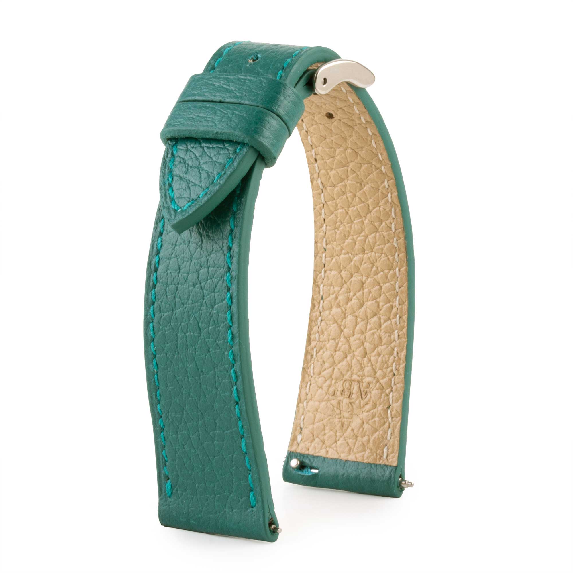 Leather watch strap - Buffalo (black, blue, green, brown, khaki...)