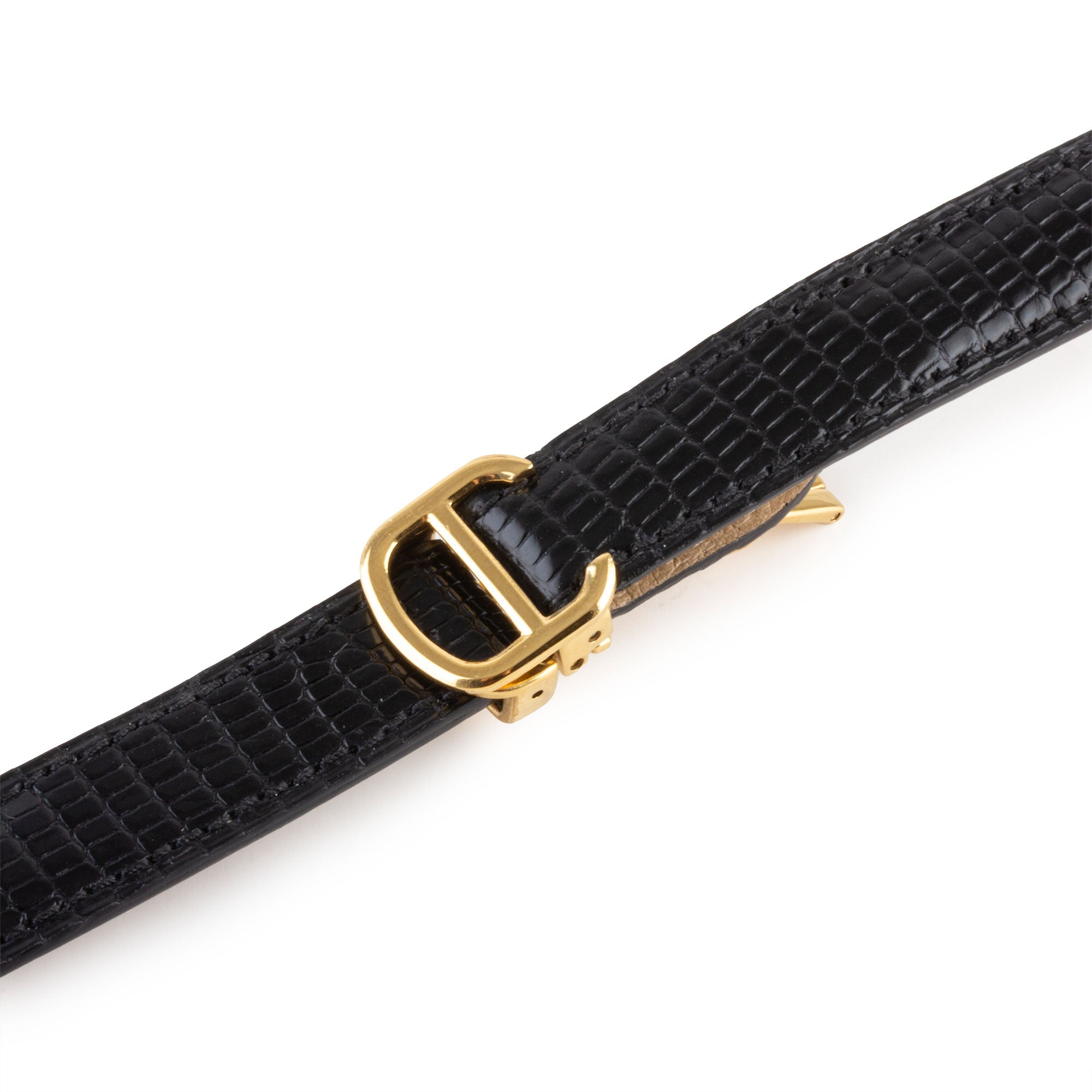 Cartier Tank - Bracelet montre cuir - Lézard (noir, bleu, marron, rouge, himalaya)