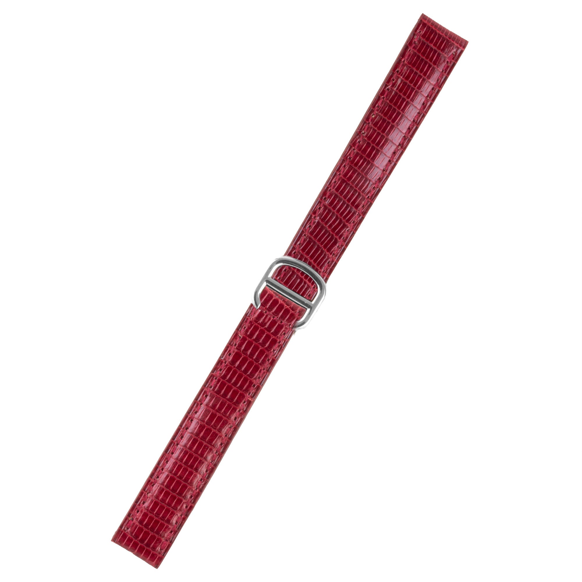 Cartier Tank - Bracelet montre cuir - Lézard (noir, bleu, marron, rouge, himalaya)