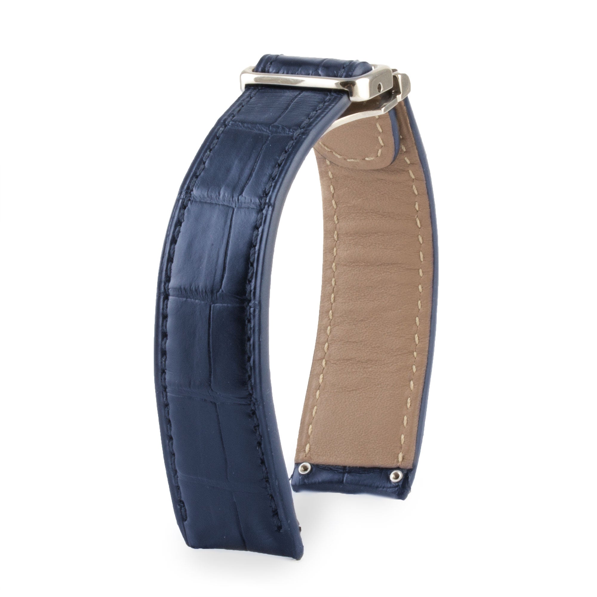 Ebel - Leather watch strap - Alligator (black, gray, brown, blue...)