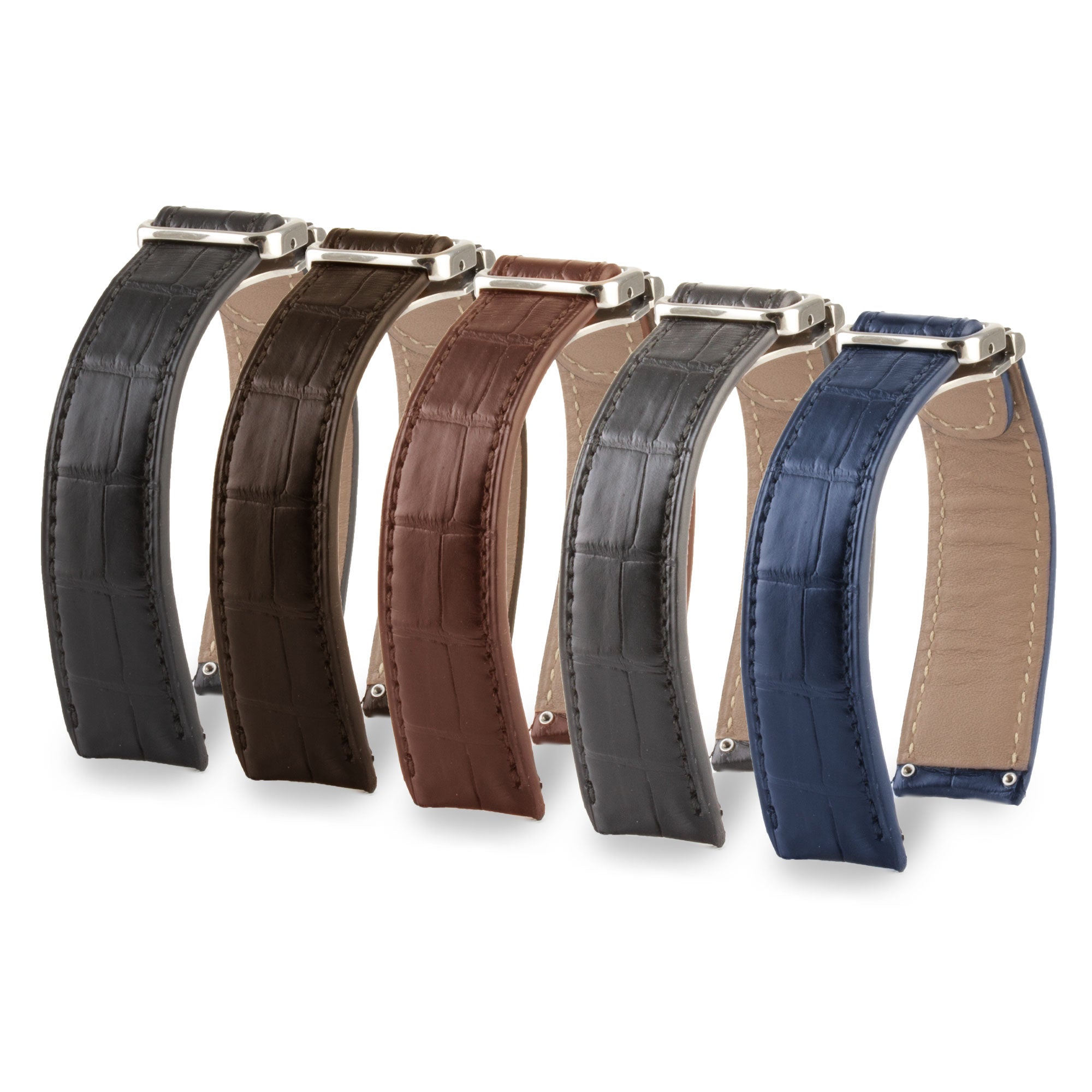 Ebel - Bracelet de montre cuir - Alligator (noir, gris, marron, bleu...)