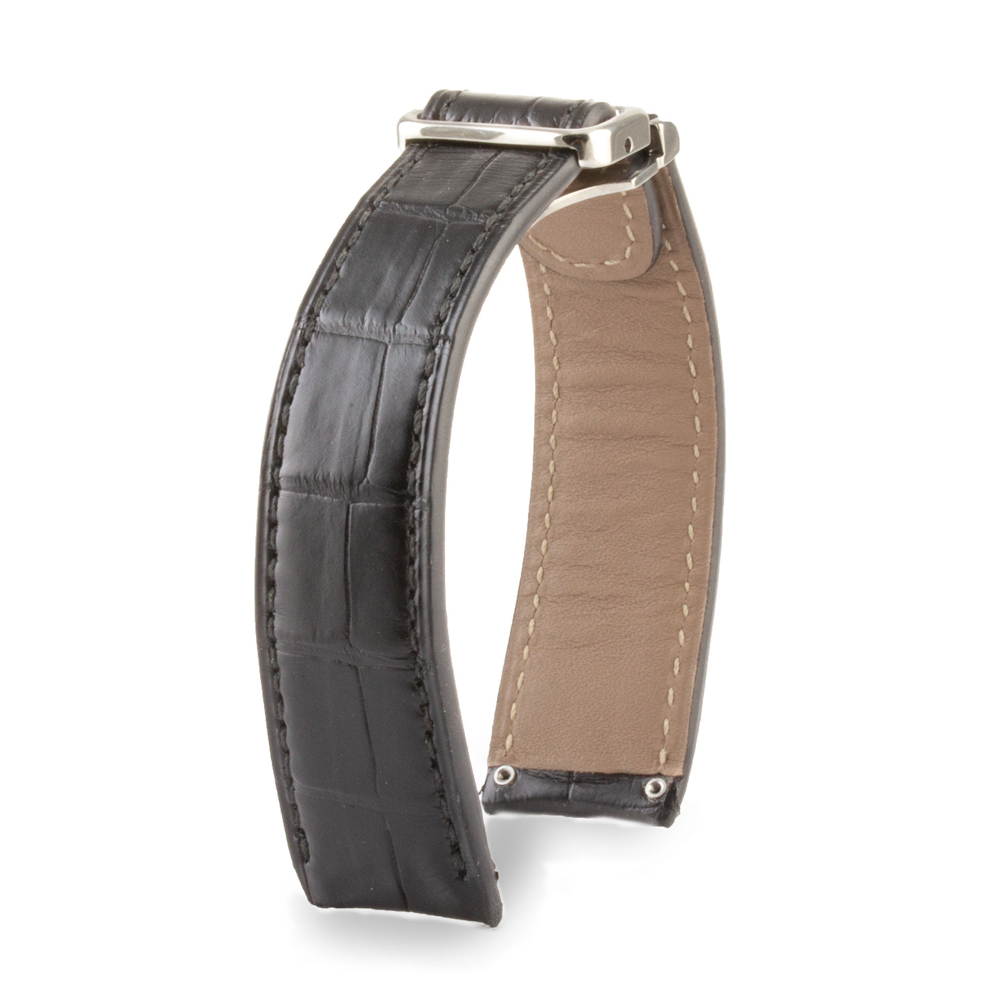 Ebel - Leather watch strap - Alligator (black, gray, brown, blue...)