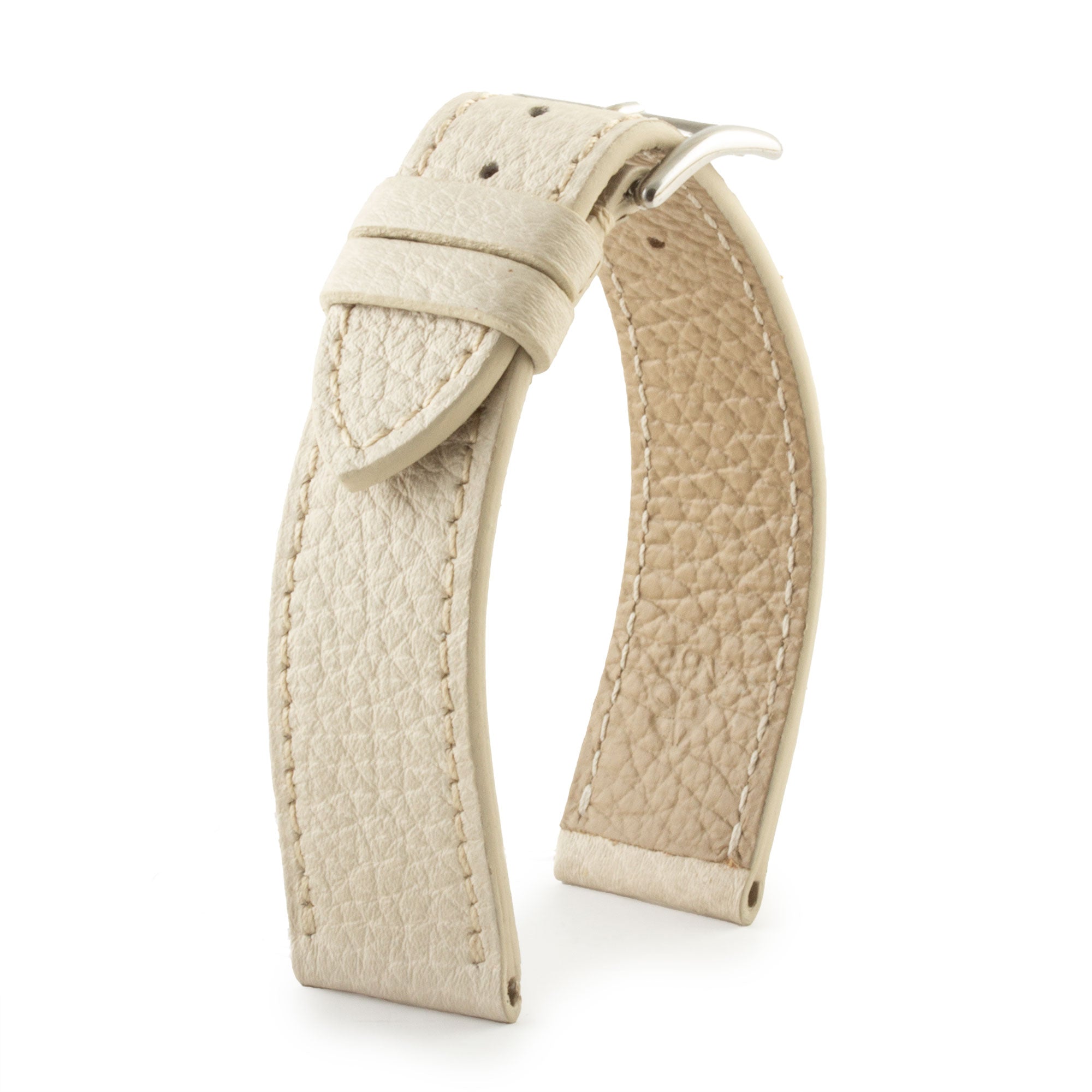 Bracelet "SELLIER" - Hermès Cape Cod/Heure H - Bracelet montre en cuir - Buffle